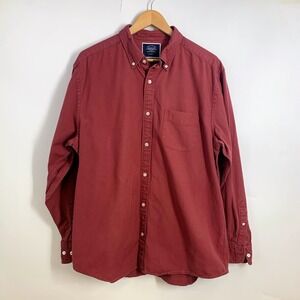 Charles Tyrwhitt Mens Classic Fit Button Down Shirt Cotton Long Size XL